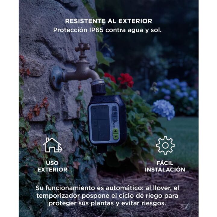 Temporizador de Agua Digital Gadnic RG3030 Controlador de Riego - Vista 5