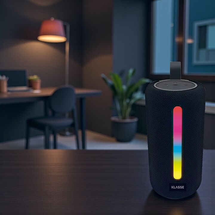 Parlante inalámbrico Bluetooth LED Klasse (KS9004) - Vista 8