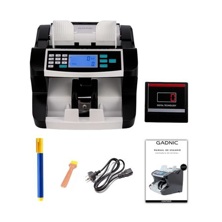 Contador De Billetes Gadnic MC-31 Profesional 1500 Billetes X Min