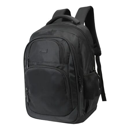 Mochila Kossok Tames Trabajo Urbana Porta Laptop Reforzada Negro