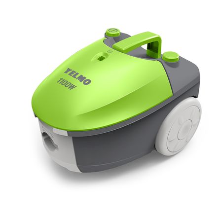 Aspiradora De Arrastre Yelmo As-3210 2.5 Lts Verde y Gris 220V Con bolsa