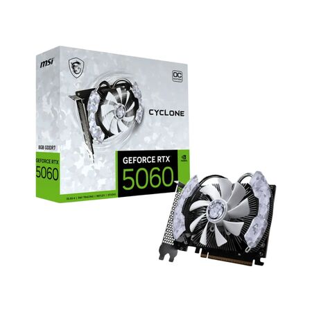 Placa De Video MSI Geforce Rtx 5060 8gb Cyclone Oc 912-V812-205