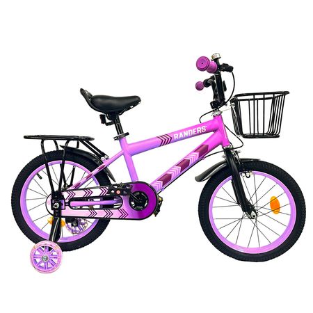 Bicicleta Infantil Randers 16p Acero Reforzado Lila Bke-161-E