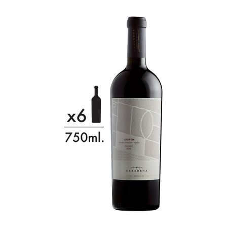 Vino Tinto Casarena Single Vineyard Malbec Lauren Caja x 6