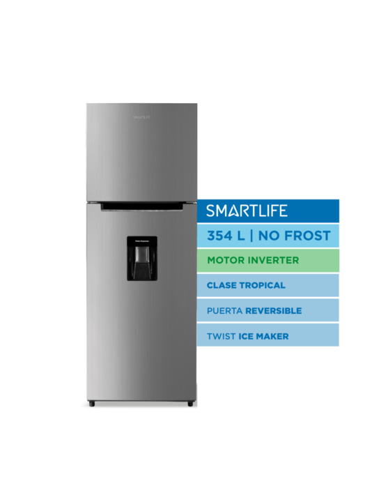 Heladera Smartlife 354 Lts No Frost Inverter Acero Inoxidable - SL-RNF370SDINV - Vista 2