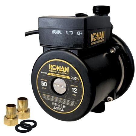 Bomba Presurizadora 260w 1"  Konan  50 L/m