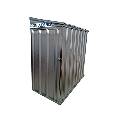 Deposito Armario Caseta Cobertizo de jardin 1x2 Techo 1 agua DON ACERO