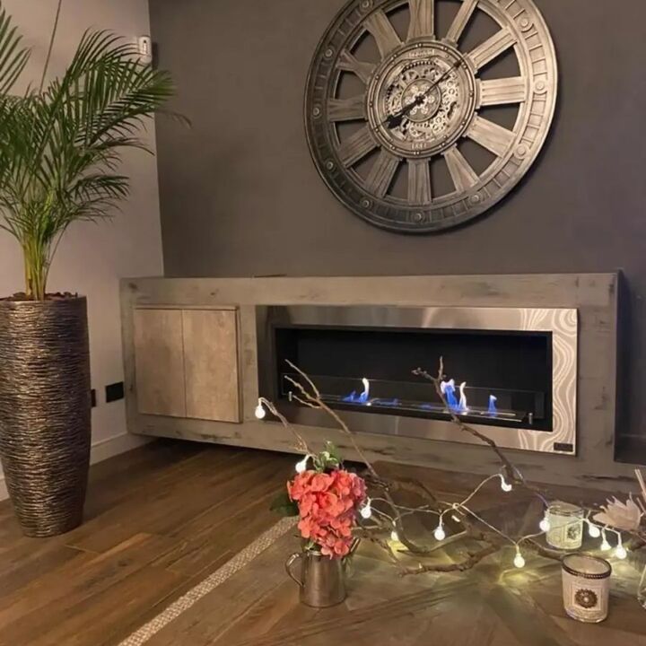 Chimenea París Black a Bioetanol 140 CM - Vista 4
