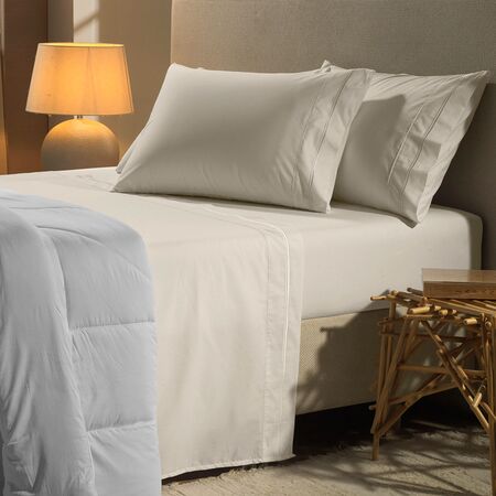 Sabanas Altenburg Suavidad Queen Size 180 Hilos Beige