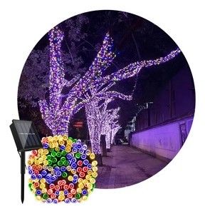 Luces solares multicolor exterior