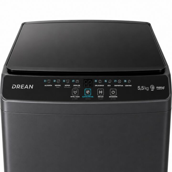 Lavarropas Drean LPDRU0670ILG0 5,5 Kg Carga Superior Automático - Vista 4