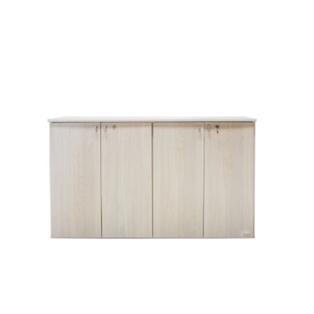 Biblioteca Profesional Baja 4 Puertas Platinum Gris Andino