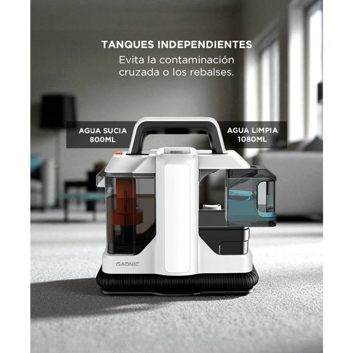 Aspiradora Limpia Tapizados Gadnic Manguera Y Picos Intercambiables Portátil 700 W - Vista 4