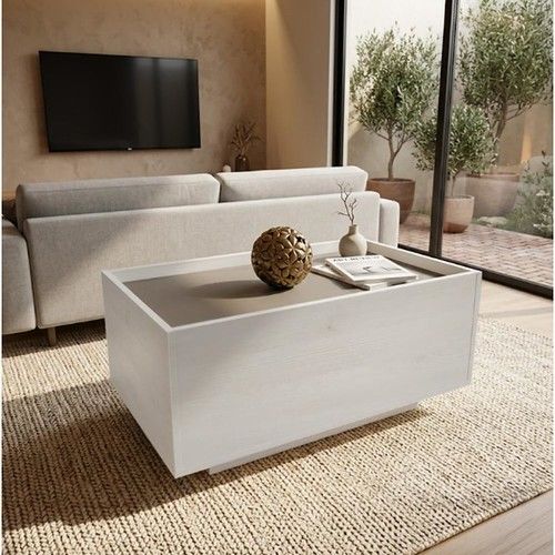 Mesa Ratona Petra DS Home Polar Gris 85x39x51 cm - Vista 1
