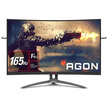 MONITOR GAMER AOC AG323FCXE - LED 31.5" 165 HZ, NEGRO, CURVO, 1920x1080, 1 MS