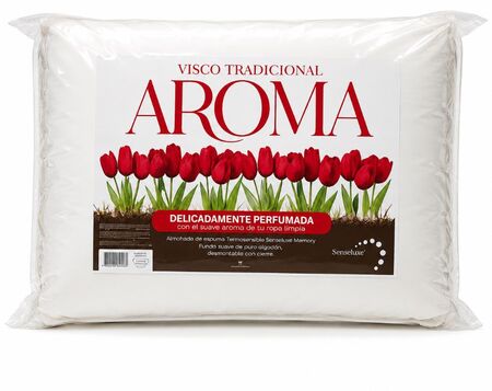 Almohada Inteligente Perfumada AROMA con funda con cierre.