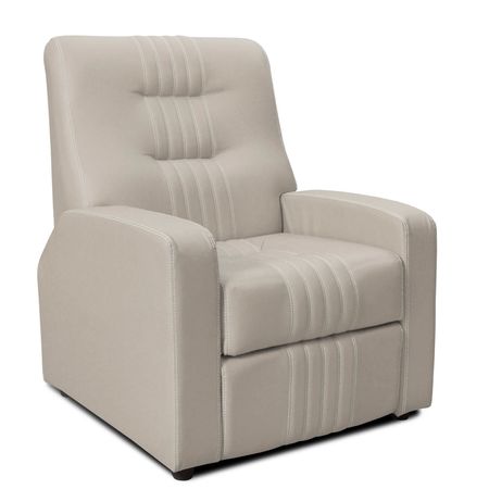 Sillón Poltrona Reclinable Tipo 3 Tapizado Inka Beige Espácity