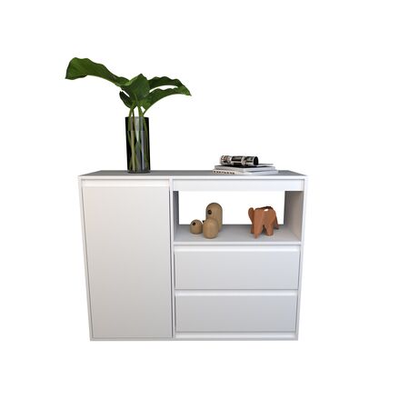 Bahiut 1.10 Mts Linea Terrae Tables Cod: 4025 Blanco