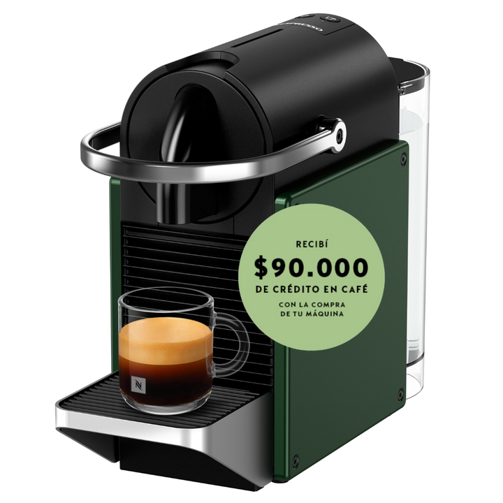 Cafetera Nespresso Pixie Dark Green C62-AR-GR-NE-IMPO - Vista 1