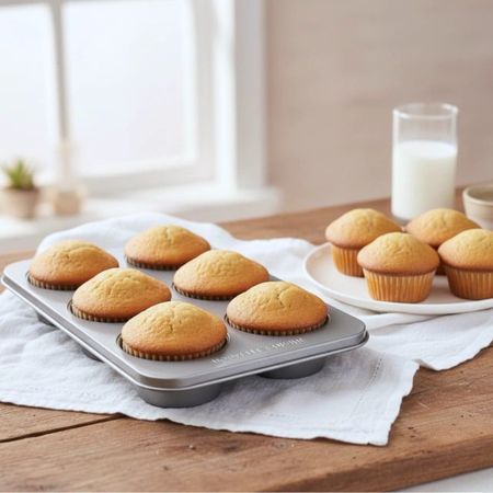 Molde Muffins x 6 Cupcake Antiadherente Horno Reposteria
