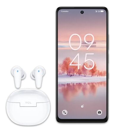 Combo Celular TCL 60 Nxtpaper 512/8gb White + Auriculares Moveaudio Neo White
