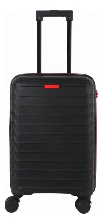 Valija Wanderlust 20 Pulgadas Expandible Negro Y Rojo 48065 - Vista 2