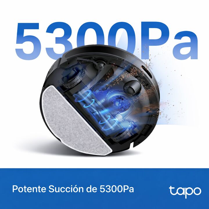 Aspiradora Robot Tp-Link Tapo Rv20 Max Plus 5300Pa Negra - Vista 5
