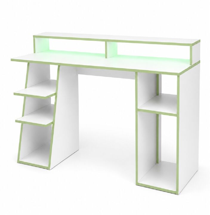 Combo Silla Gaming Shenlong GC150 Iluminación RGB + Escritorio Gamer ES0009 Fiplasto - Vista 7
