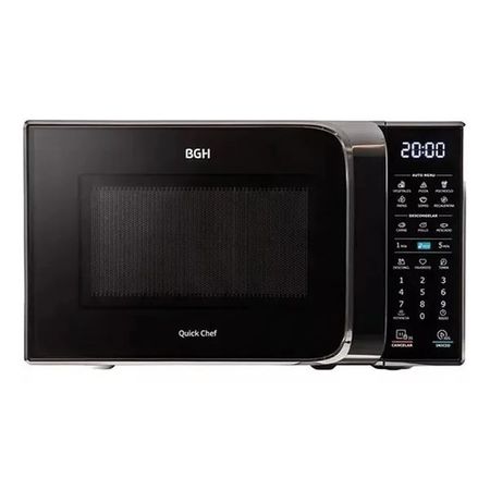 MICROONDAS DIGITAL BGH B120D-N20 20 LITROS NEGRO