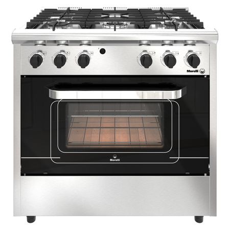 Cocina Semi Industrial Morelli Forza 900 Puerta Vidrio - Cocina a Gas