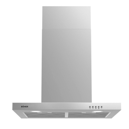 CAMPANA BOHER BO-CA1002A-60 60CM 1 MOTOR - INOX