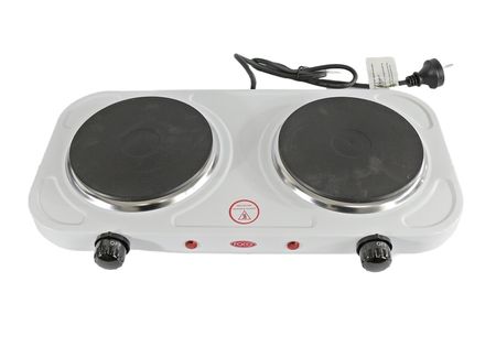Anafe Electrico Foco 2 Hornallas 2000w Con Termostato