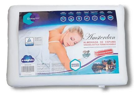 Almohada Viscoelastica Amsterdam 62x42x12 5001 Erway