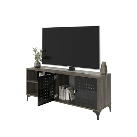 Dielfe Rack TV Soho 130cm Canyon Negro RPS130