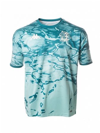 Camiseta Kappa Aldosivi Kombat 3rd 2026 Hombre Fútbol Verde