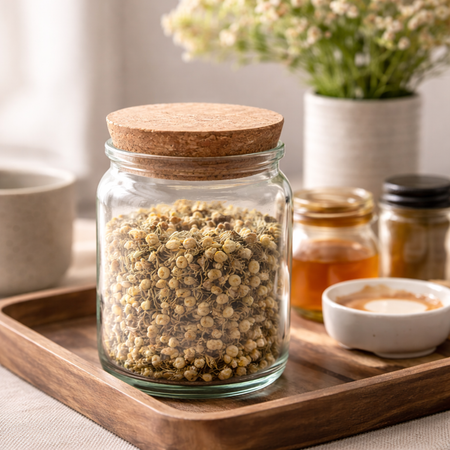 Frasco Vidrio Reciclado Tapa Corcho 860 ml Pasabahce