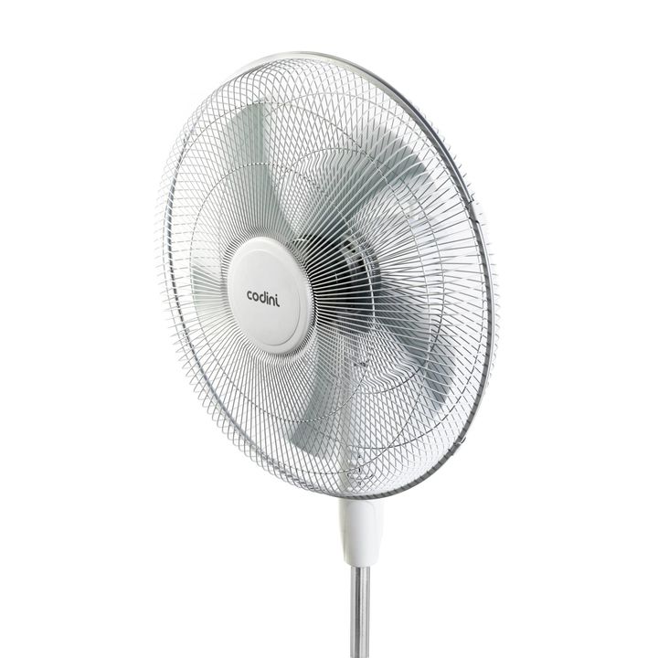 Ventilador de Pie Blanco 1.7 mts 5 aspas 18" Codini - V18V - Vista 3