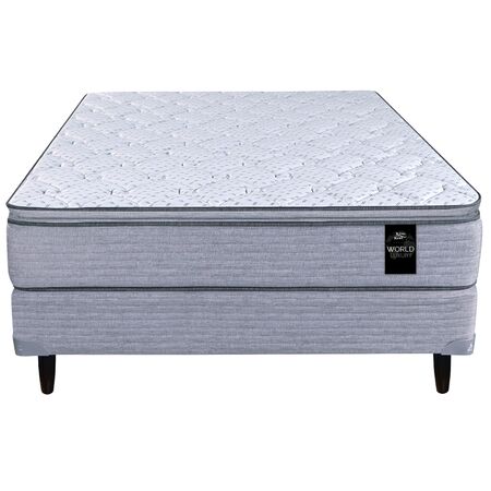 Colchon y Sommier King Koil Kensington Queen Size 150x190x27 Resortes Pocket y Pillow Firme