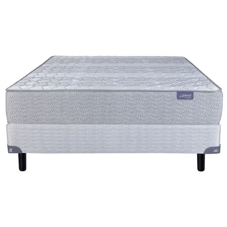 Colchon y Sommier Inducol Dorada Premium Queen Size 150x190x26cm Espuma de Alta Densidad Extra Firme