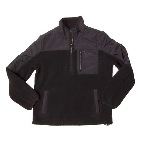 BUZO RUSTY BRONX 1/4 ZIP POLAR CREW NINO 06NRUB2302NEGRO