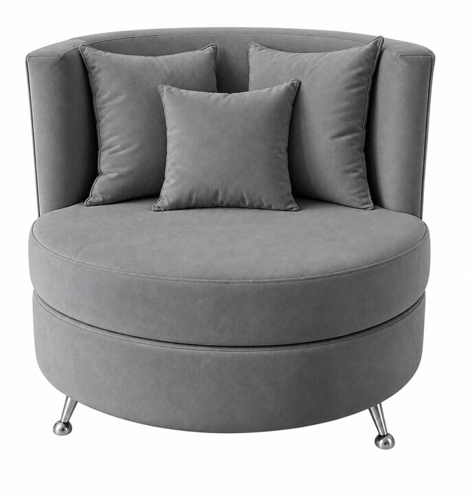 SILLON INDIVIDUAL NIZA GRIS - Vista 1