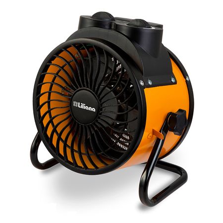 Caloventor Ciclónico Liliana 2400w Amarillo Metálico 2 Niveles