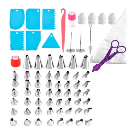 Kit de Decoración para Pastelería Gadnic 72 Piezas