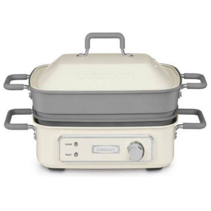 Parrilla Cuisinart Grm3 Multifuncional Bandeja 4,75 Litros Nude - Vista 1