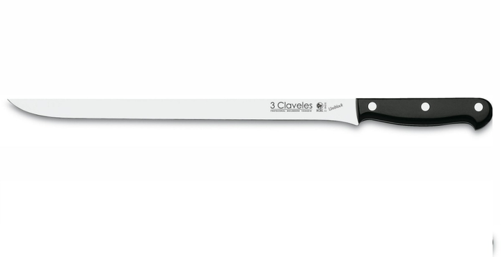 Cuchillo 3 Claveles Uniblock Acero Inox 30cm Jamonero 1131 - Vista 1