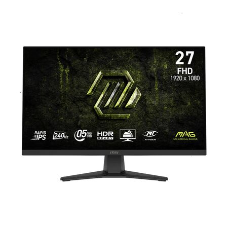 Monitor Gamer MSI 27 FHD Rapid IPS 240Hz 0.5ms Flat 2xHDMI + 1xDP