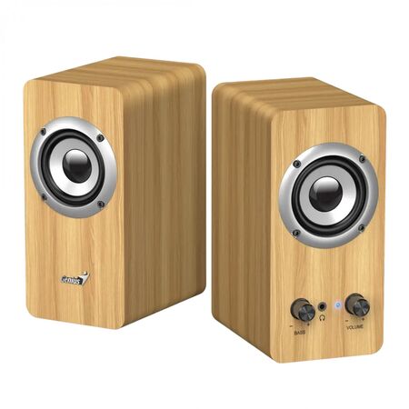 Parlante Genius SP-HF400 Pine Wood