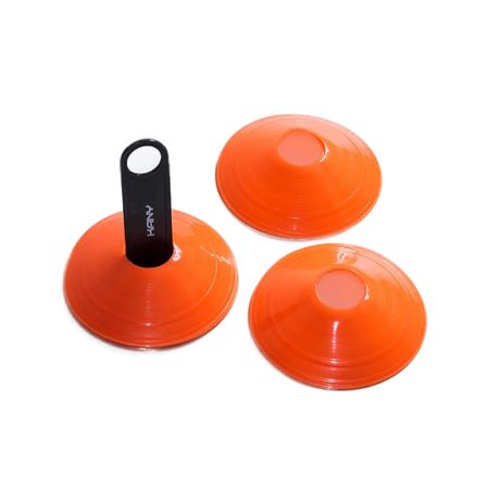 SET DE CONOS TORTUGA CON SOPORTE KANY KNY-CNS10N - COLOR NARANJA