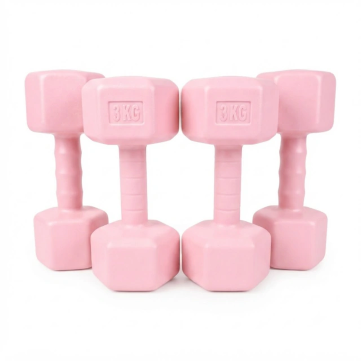 Combo 4 Mancuernas Hexagonales – 2 de 1 kg + 2 de 3 kg - Vista 3