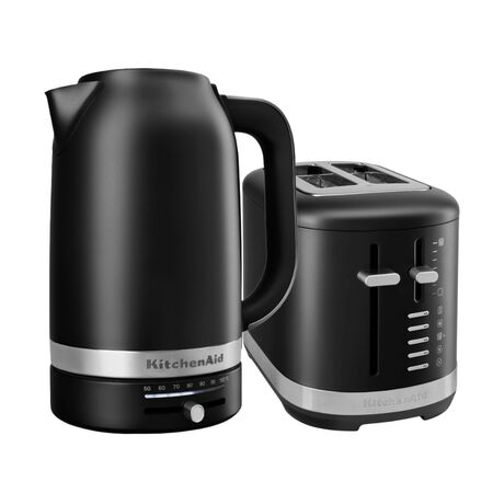 Combo KitchenAid Tostadora 2 Panes + Pava  1,7L Black Mate